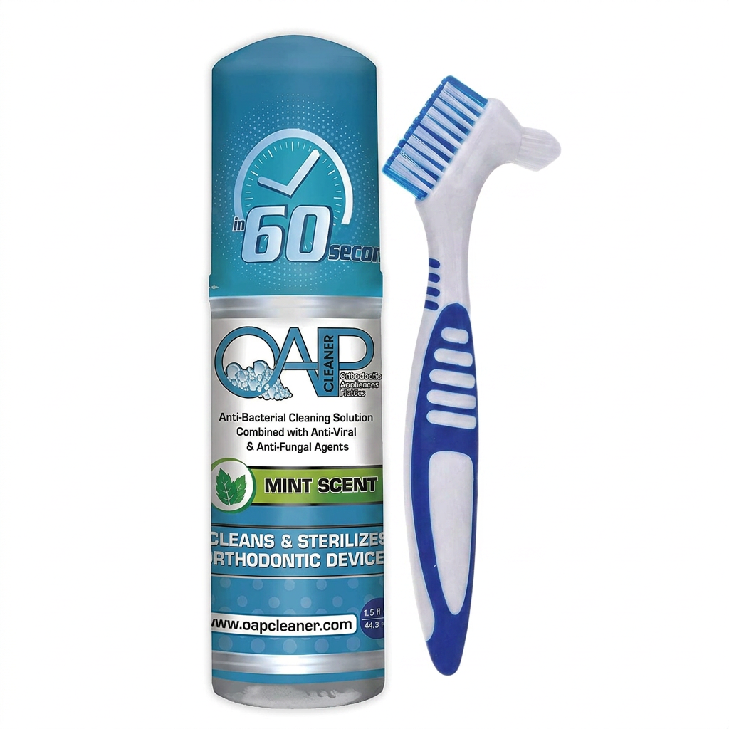 OAP Cleaner 44.3mL Foam with Denture Brush