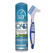 OAP Cleaner Intro Kit | 44.3mL Foam (2 Count) with Free Denture Brush & Travel Packs