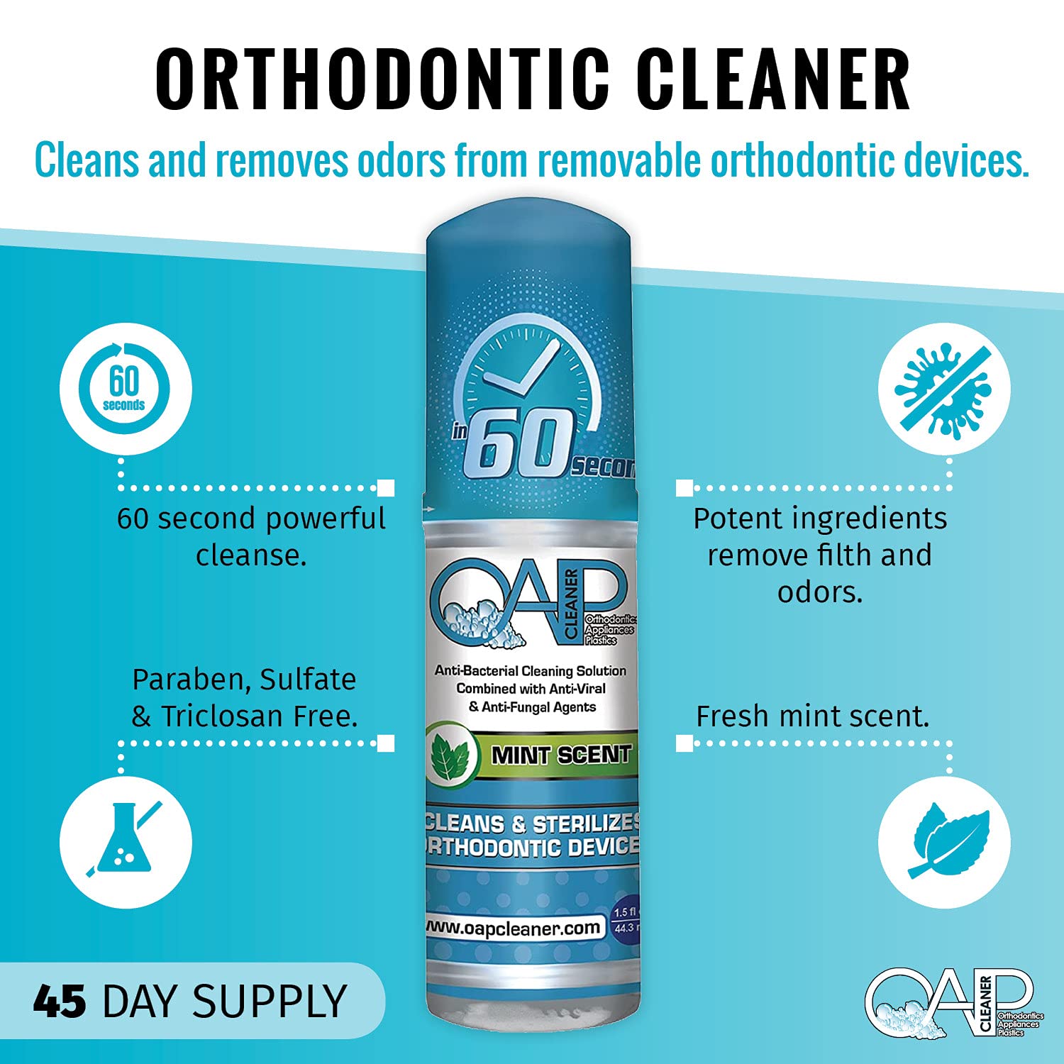 OAP Cleaner Foamer 45 Day Bottle